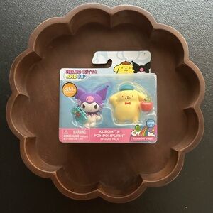 Hello Kitty & Friends ~ Kuromi & Pompompurin Figures Rainbow Vibes